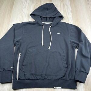 Nike Dri-Fit Mens Black Standard Issue Modern Performance Pullover Hoodie Size M